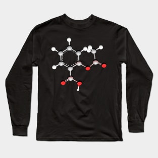 Aspirin Molecule Long Sleeve T-Shirt